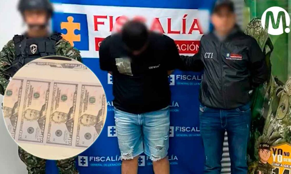 Falsificador de miles de dólares fue capturado en Villavicencio
