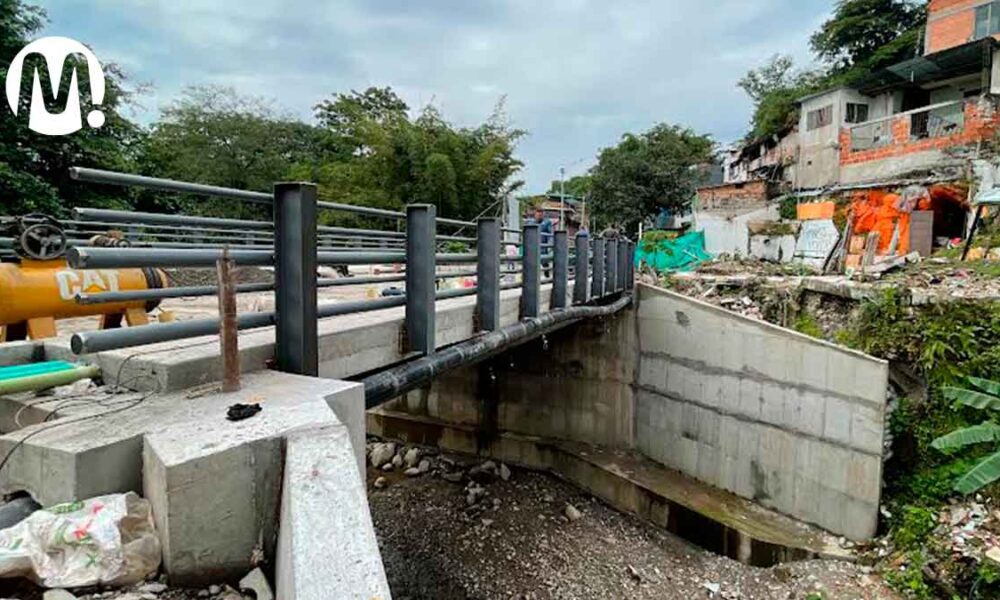 Lista la estructura del puente del Parque Infantil: se acerca la inauguración
