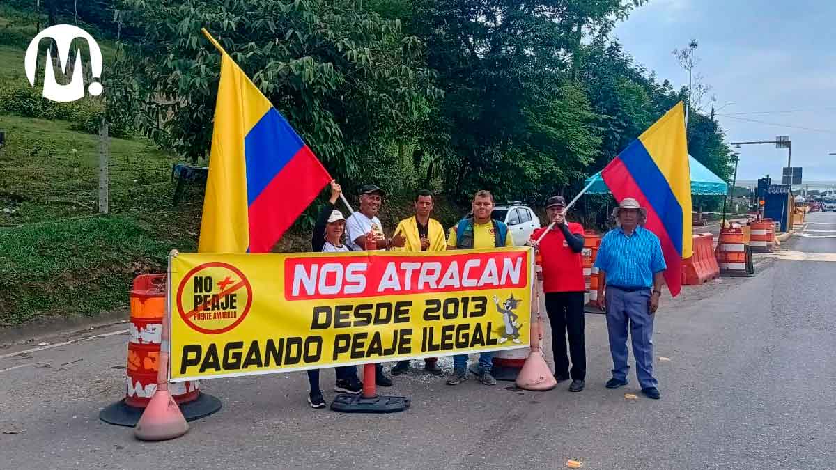 Manifestantes de Puente Amarillo bloquearán la vía Villavicencio-Bogotá