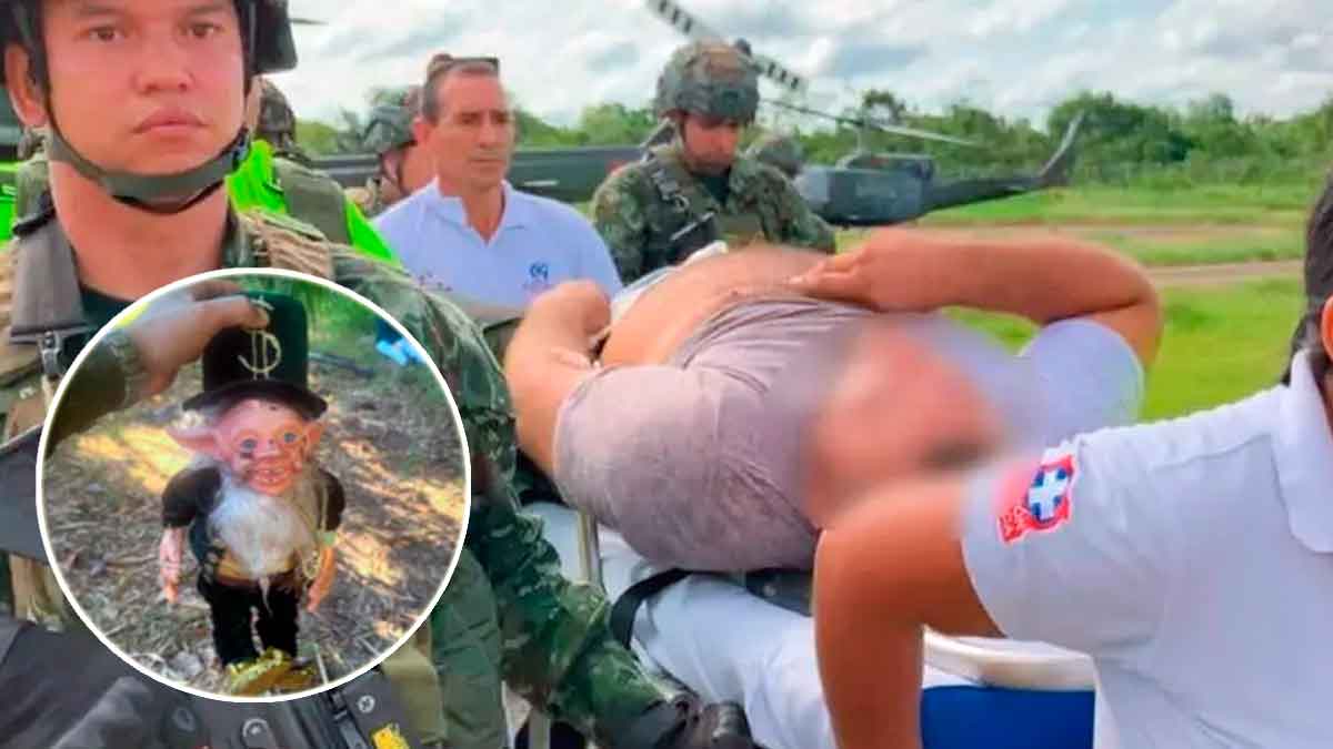 Un duende era el extraño amuleto de cabecilla guerrillero capturado en el Meta