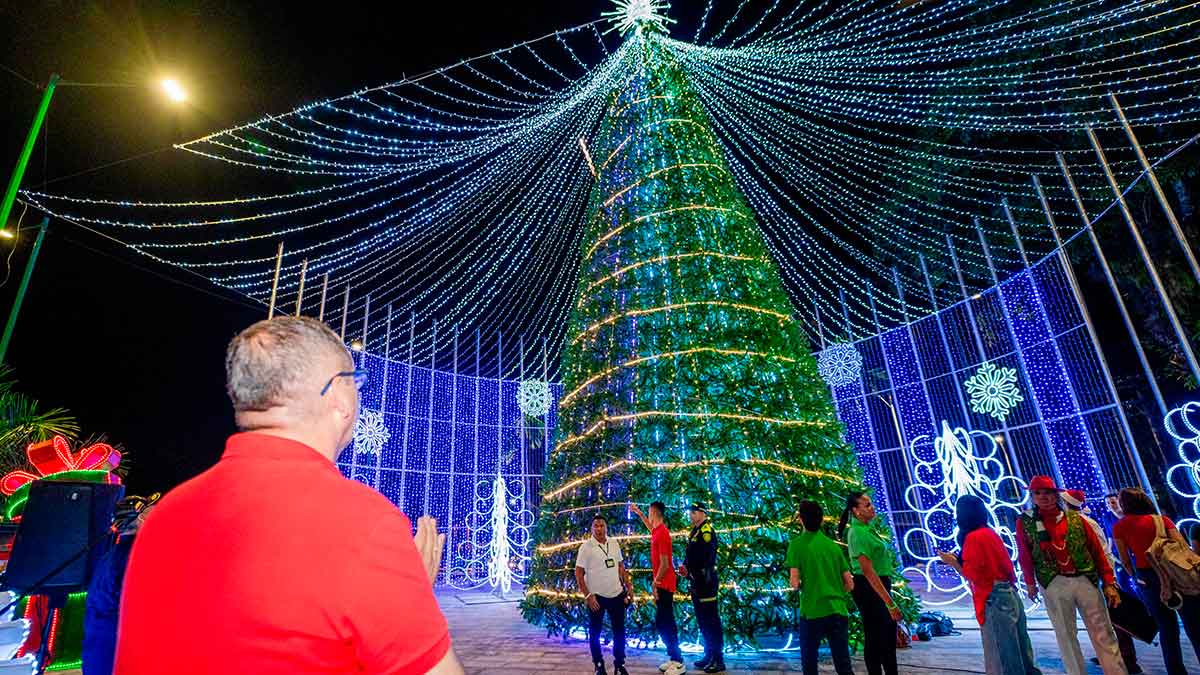 Hoy se encienden las luces de la nueva ruta navideña del centro de Villavicencio