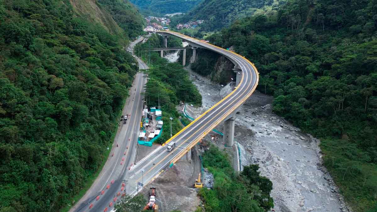 Avance del 98 % registra el viaducto del kilómetro 58 en la vía al Llano
