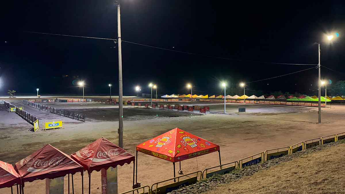 Trabajos de iluminación refuerzan la seguridad del Festival de Verano Río Guatiquía