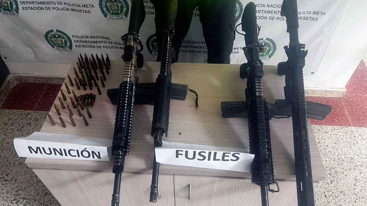 Incautan material de guerra de las disidencias en zona rural de Mesetas