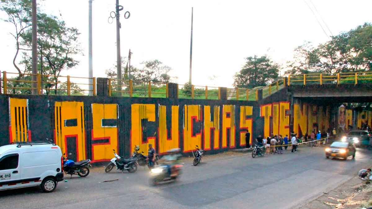 Villavicencio: mural de «Las cuchas tienen razón» se pintó sin permiso y será reemplazado