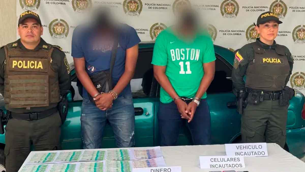 Policía frustra escape de pareja que robó más de $12 millones en Guamal