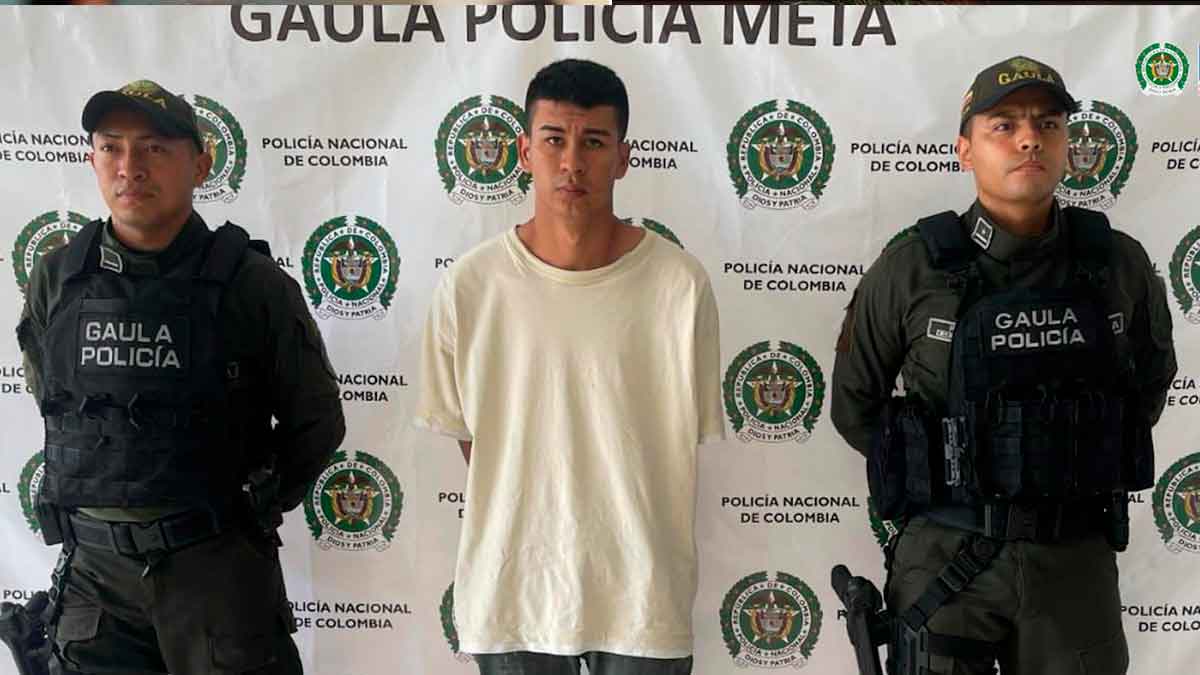 Extorsionista fue sorprendido mientras recibía dinero de un comerciante en Guamal