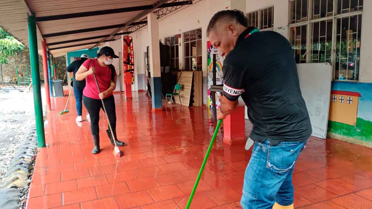 Solo una escuela de Villavicencio resultó afectada por la emergencia invernal