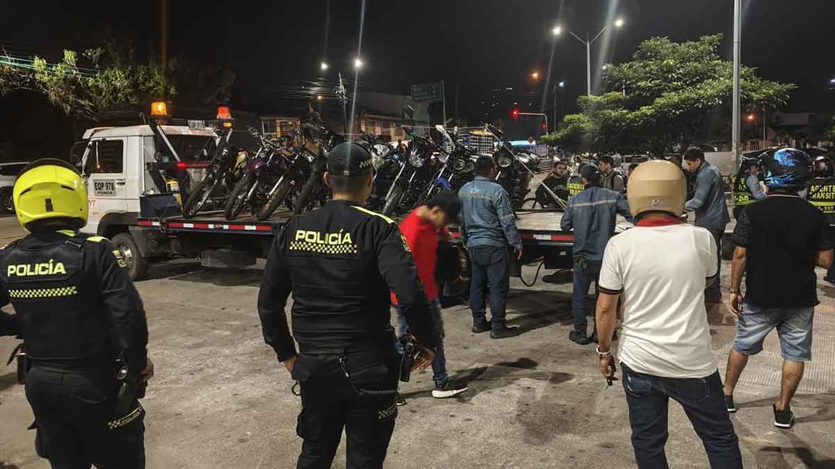 Patrullas de seguridad enfrentarán caravanas de motociclistas que alteran el orden en Villavicencio