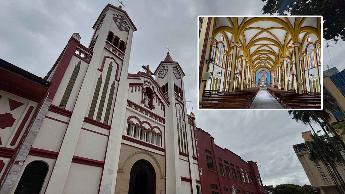 La Catedral de Villavicencio recupera los colores con los que fue inaugurada en 1957