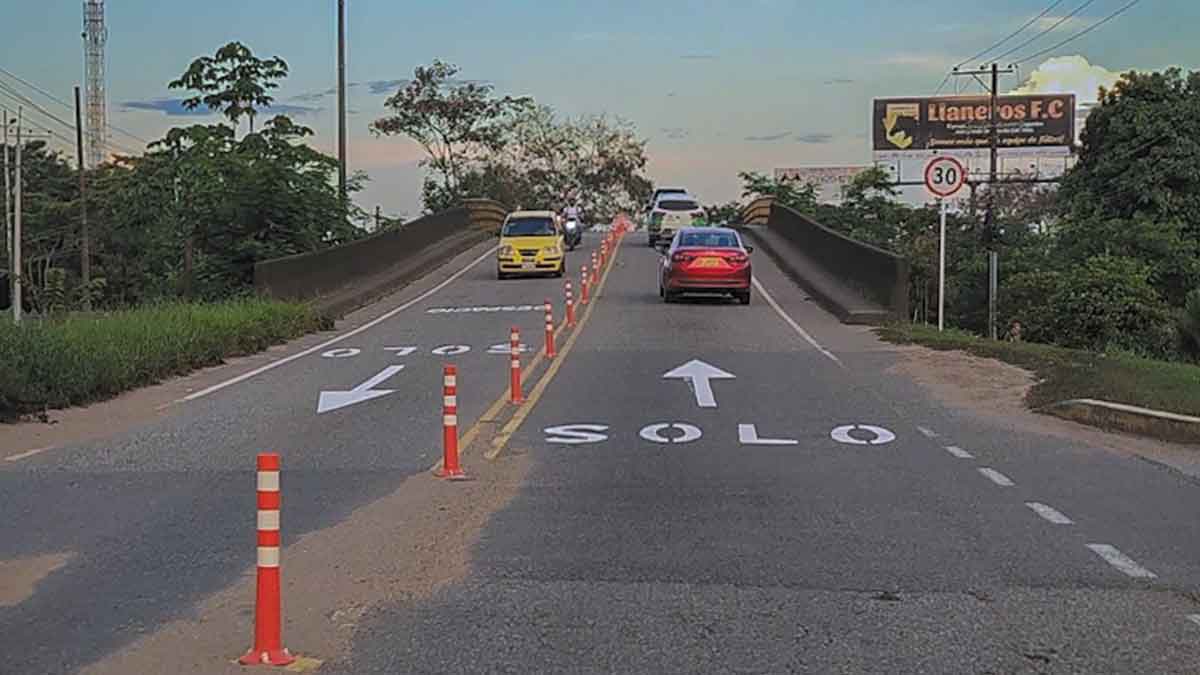 Puente Fundadores ya opera en doble sentido para facilitar la salida de Villavicencio a Bogotá