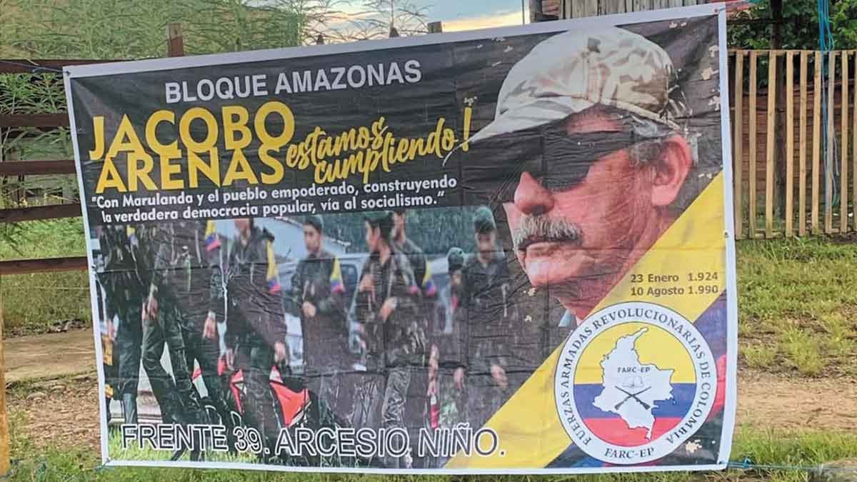 Pancartas de disidencias de las Farc aparecen en Villavicencio y otros municipios del Meta