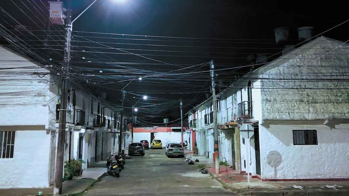 Dos barrios de Villavicencio estrenan la modernización de su alumbrado con tecnología LED