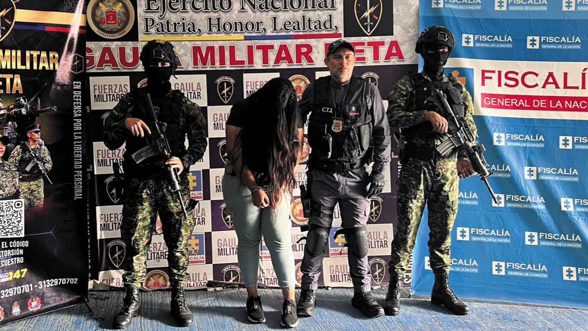 Una extorsionista de las disidencias de las Farc cayó en la vía Villavicencio-Acacías