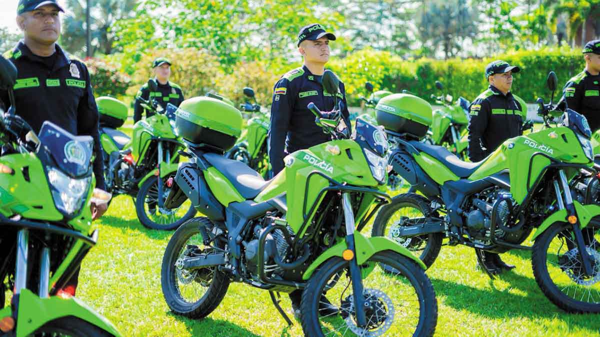 Entregan 73 motos nuevas a la fuerza pública y tránsito para reforzar la seguridad en Villavicencio