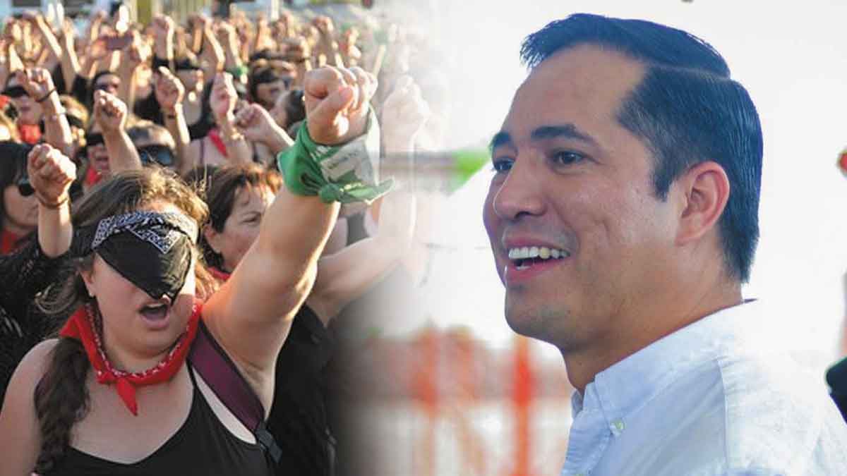 Colectivos feministas se vuelcan contra Óscar Apolinar por posturas antiaborto