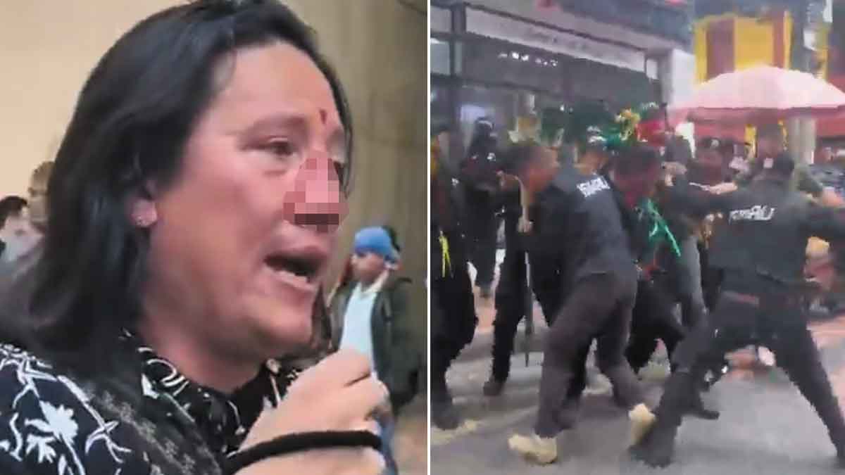 Indígenas agredieron a un periodista durante concentración del Pacto Histórico en Villavicencio