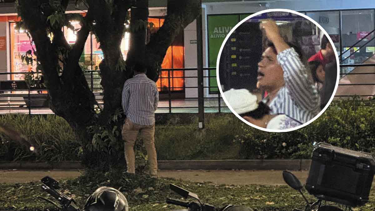 «¡El espacio público no es un baño!»: sorprenden al concejal Gustavo Basto orinando en la calle