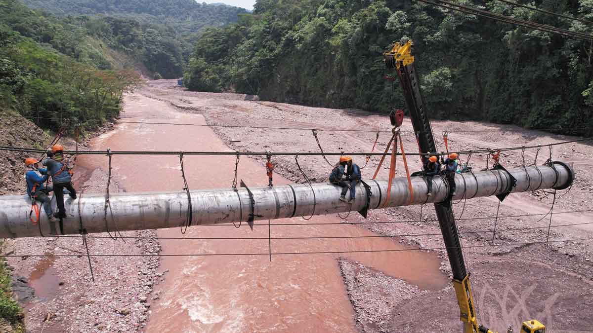 Este fin de semana terminaría instalación de tubería del viaducto 3 en el acueducto de Villavicencio