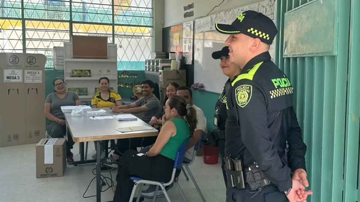 Policía del Meta garantiza seguridad para las elecciones legislativas del próximo domingo