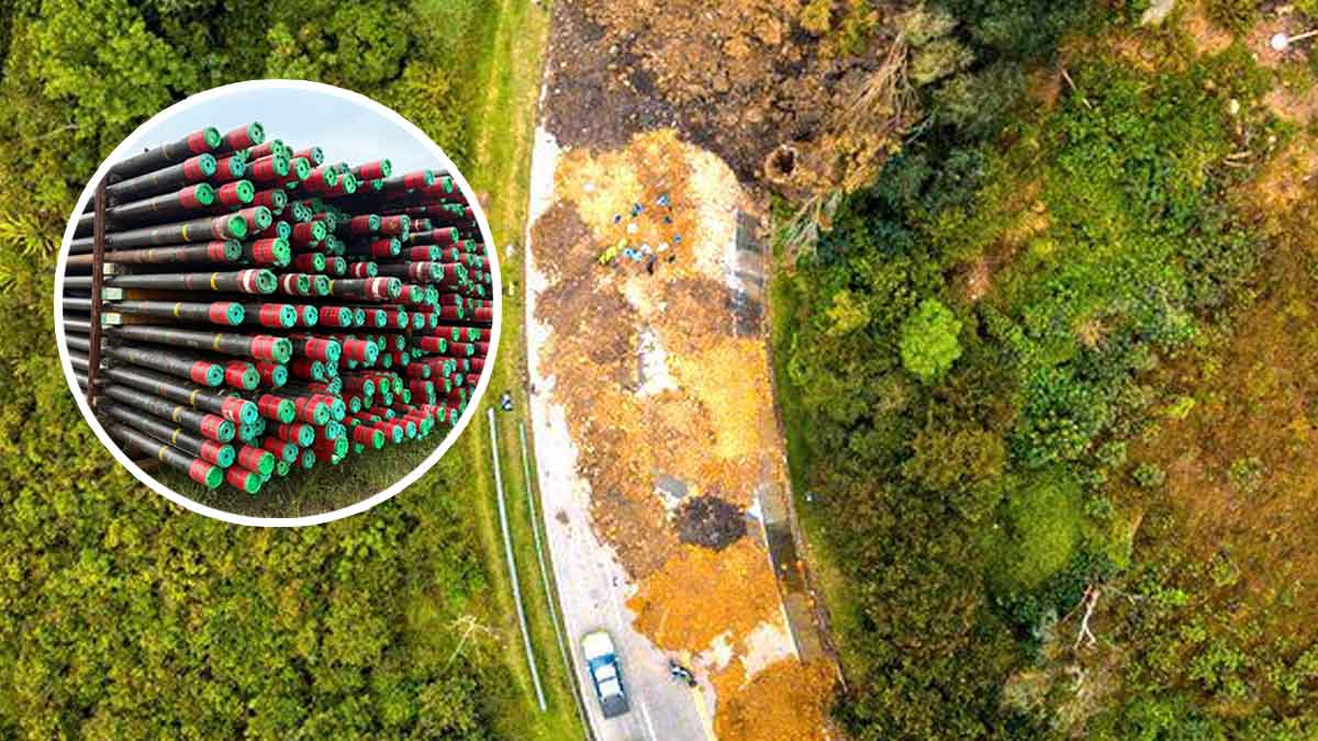 Ecopetrol aporta más de 5.000 metros de tubería para estabilizar punto crítico de la vía al Llano