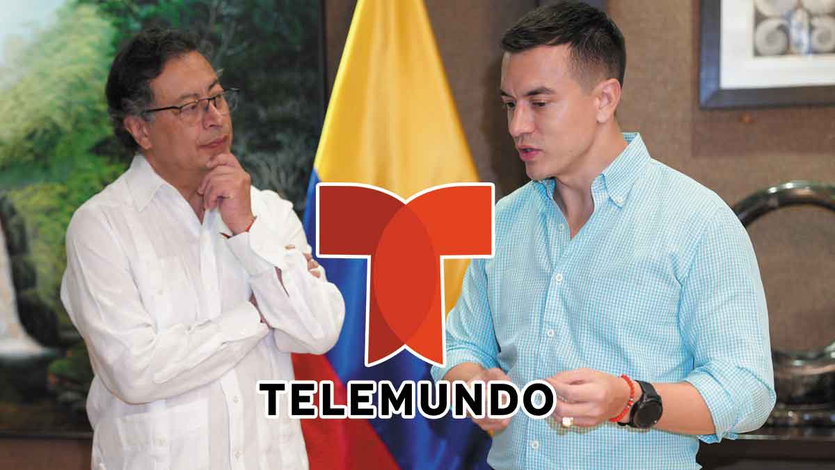 Oso internacional: Telemundo desmiente a Petro por video con el que atacó al presidente de Ecuador