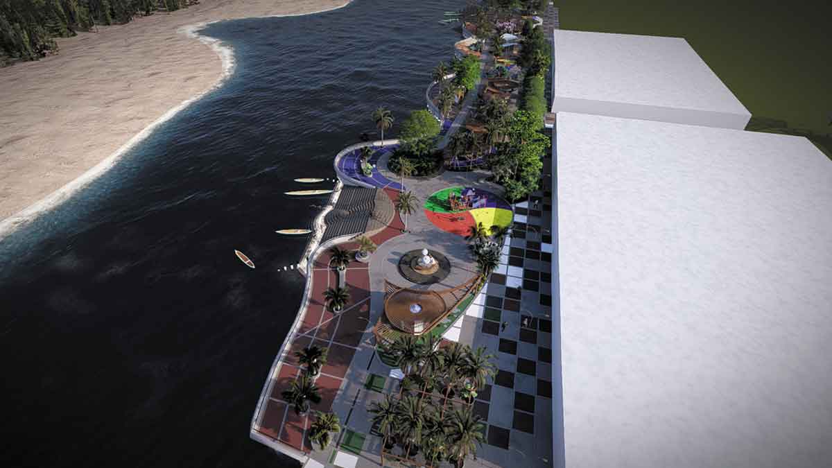 Así se vería el imponente malecón turístico que proyectan construir en Cabuyaro, Meta