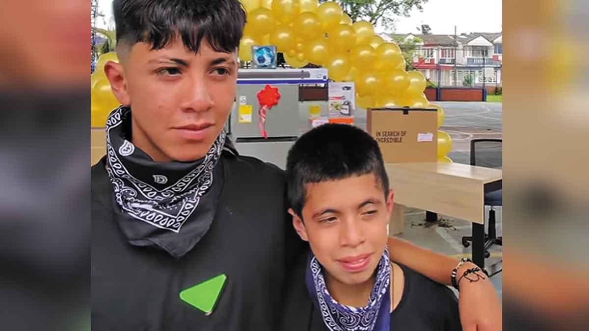 Ola de solidaridad cambió la vida de Marlon y su hermano, adolescentes trabajadores de Villavicencio