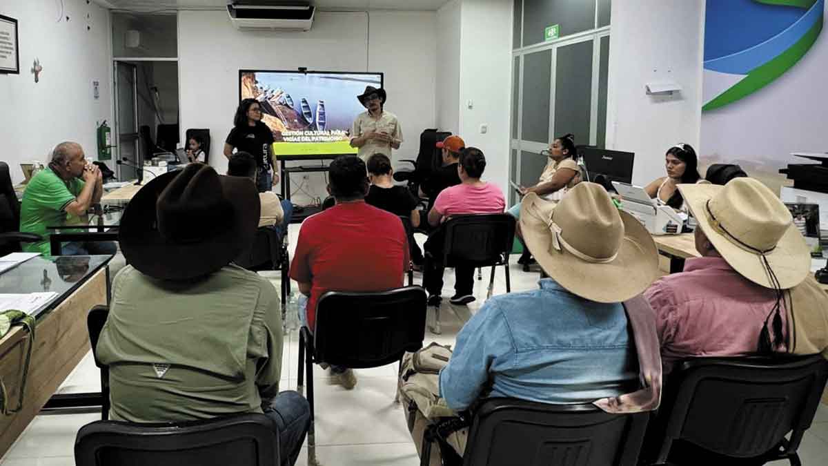 Pescadores y gestores culturales de Cabuyaro se capacitaron en preservación del patrimonio
