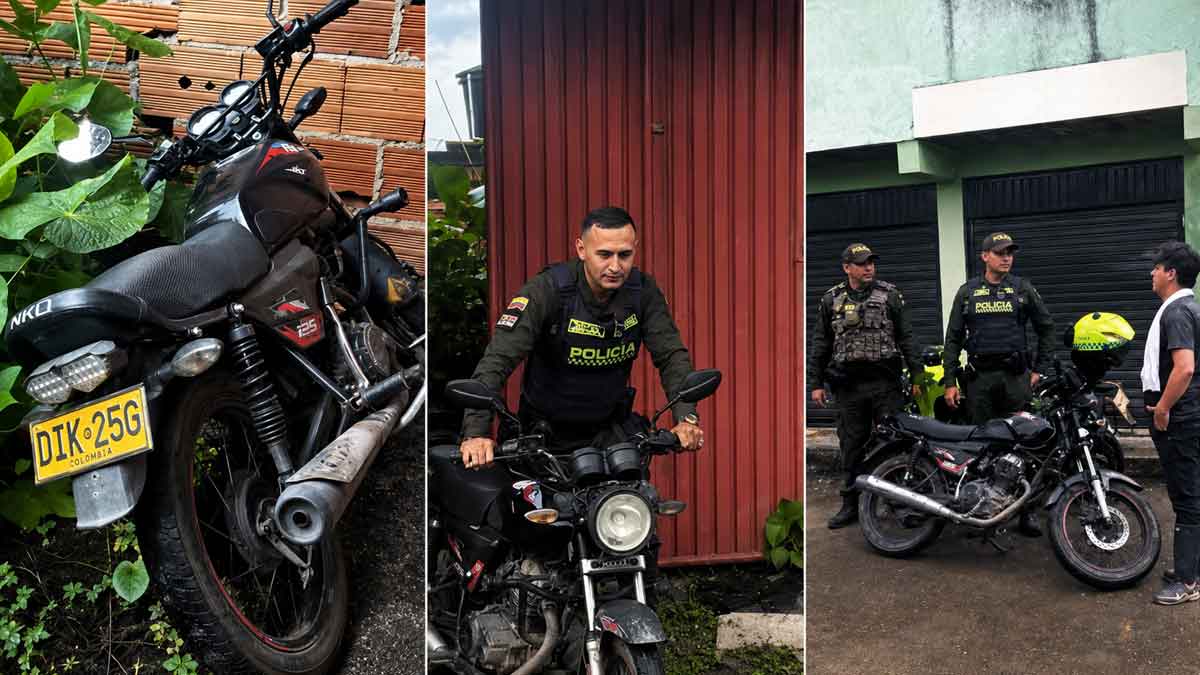 El GPS de una moto robada llevó a la Policía a un presunto deshuesadero de vehículos en Villavicencio
