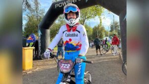 Ella es Amy Saldaña, la joven metense que representará al Meta en el Mundial de BMX de Australia