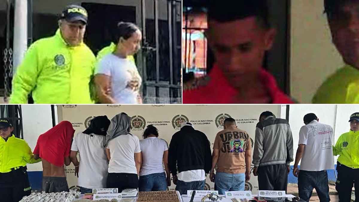 Caen nueve miembros de una banda que usaba menores para vender droga en Villavicencio