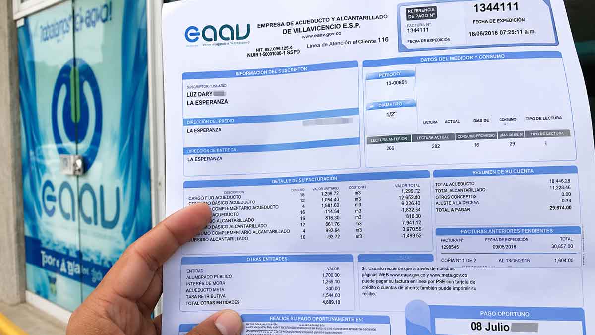 Después de 10 años, Empresa de Acueducto de Villavicencio aumentará las tarifas del agua