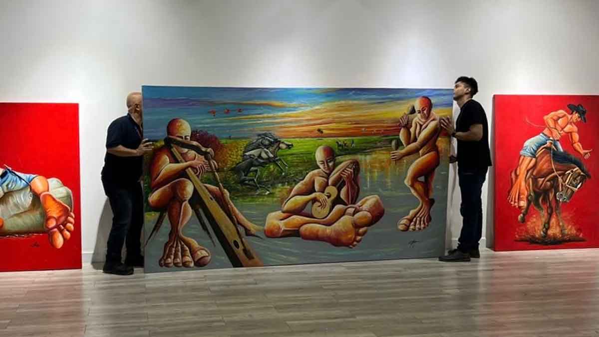 Exposición ‘Miradas bajo el mismo Llano’ reúne la obra de seis artistas del Meta en un mismo escenario
